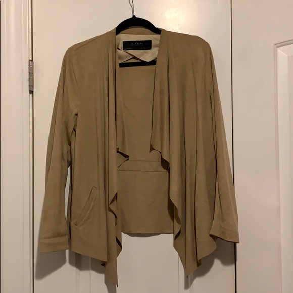 Zara basic tan jacket - Picture 2 of 4